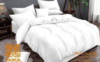🌧️💦Ensemble couette à couleur unique et à motif,