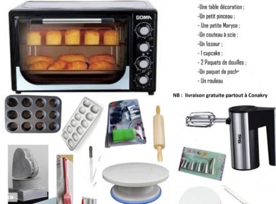 🍰 Fours, batteuses, moules, plateaux, poches à do